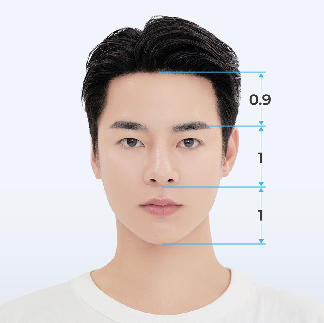 정면 비율 측정